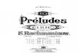 Rachmaninoff Preludes Op. 23