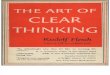 Flesch the Art of Clear Thinking
