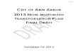 2013 Update to Non-Motorized Transportation Plan 91013