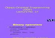Object Oriented Programming (OOP) - CS304 Power Point Slides Lecture 17