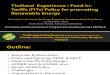 Thailand Experience: Feed in Tariffs (FITs) Policy for promoting Renewable Energy