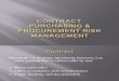 Contract, Purchasing & Procurement Risk