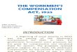 The Workmen's Copensation Act