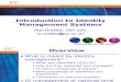 Introduction to IdMs-Ppt