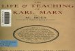 M. Beer - The Life and Teaching of Karl Marx