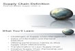 Supply Chain Defnition - Learn what supply chain management is