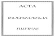 Acta Independencia Filipina