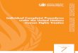 Individual Complaint Procedures under the United Nations Human Rights Treaties