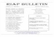 RIAP Bulletin Vol10 Num1 January-March 2006