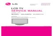 LG LCDTV 32lh20fd Service Manual