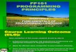 Chapter 3 - Fundamentals of Programming Language