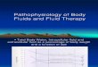 Pathophysiology of Body Fluids and Fluid Therapy