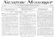 Nazarene Messenger - November 26, 1908