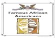 Interactive Notebooking - Famous African Americans