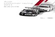 Audi Sport customer racing Booklet (English, 2011)