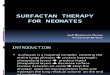 Surfactan Therapy for Neonates