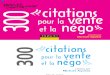 300 Citations Pour La Vente Et La Negociation