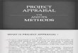 Project Appraisal Methods