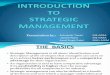 1 Introduction to Strategic Management