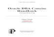 Oracle DBA Concise Handbook 92 Pages( Good One)