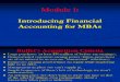 itroductio  to accounting for MBA