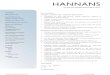 Hannans Quarterly Report 2013 | Q1