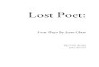 Lost Poet, Four Plays by Jesse Glass Book Preview