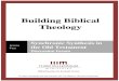 Building Biblical Theology - Lesson 2 - Forum Transcript