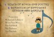 Roles of song and poetry, different genres