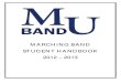 2012 Marching Band Handbook Final