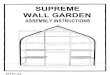 Supreme Wall Garden Handleiding
