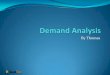 Demand Analysis Review
