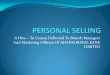 Personal Selling for Branch Managers of Adansi Rural Bank Limited