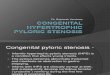 Congenital Hypertrpphic Pyloric Stenosis