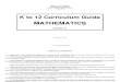 MATHEMATIC - K to 12 Curriculum Guide - Grade 7