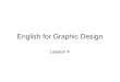 WK5 English for Graphic Design