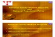 Family Welfare Program & Population Policy
