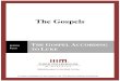 The Gospels - Lesson 4 - Transcript