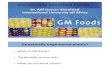 Genetically Modified Foods IUA 2011