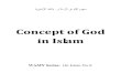 En Concept of God in Islam