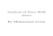 Analysis of Truss With Ansys
