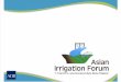 2012 AIF, D1S1 PPT Forty Years of Irrigation and Drainage System Performance by Thierry Facon