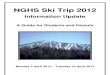 Information for Students and Guardians - Ski 2012 - UPDATE - SUGARLOAF MOUNTAIN