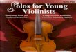 Solos for Young Violinists 3 - Vioara