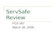 ServSafe Review