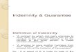 Indemnity & Guarantee 1