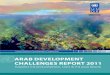 Arab Development Challenges Report 2011