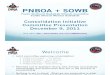 PNBOA + SOWB Merge/Consolidation Presentation Dec 9, 2011