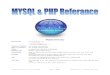 MYSQL & PHP Referance - Jan Zumwalt