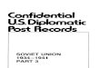 Confidential U.S. Diplomatic Post Records, Russia and the Soviet Union, 1914-1941, Part 3. the Soviet Union, 1934-1941